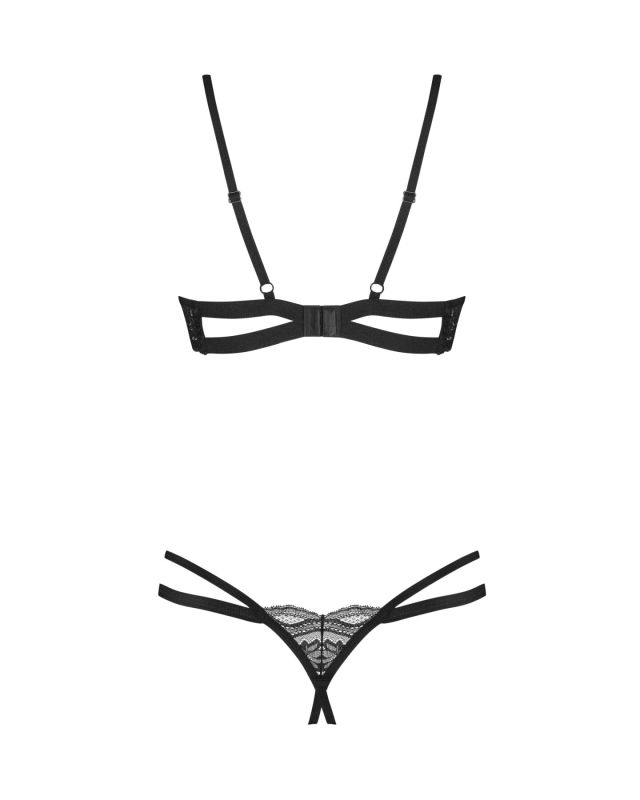 Комплект Obsessive Nutris 2-pcs crotchless set M/L