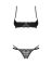 Комплект Obsessive Nutris 2-pcs crotchless set XL/2XL