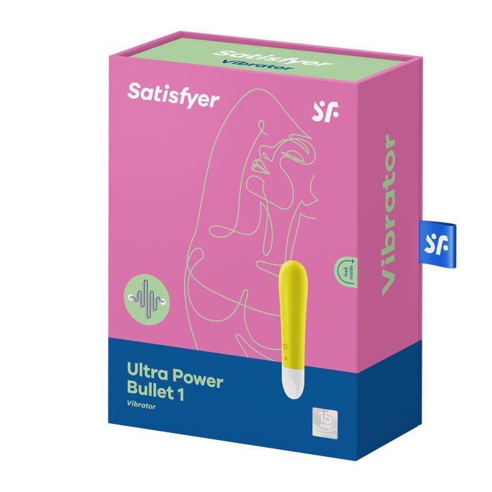 Вибропуля перезаряжаемая Satisfyer Ultra Power Bullet 1 Yellow