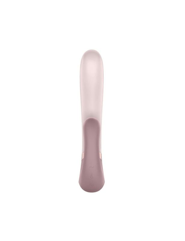 Смарт вибратор-кролик с подогревом Satisfyer Heat Wave Mauve