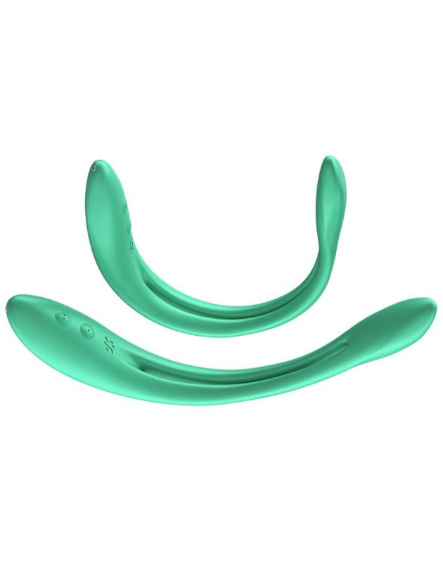 Универсальный гибкий вибратор для пар Satisfyer Elastic Game Light Green